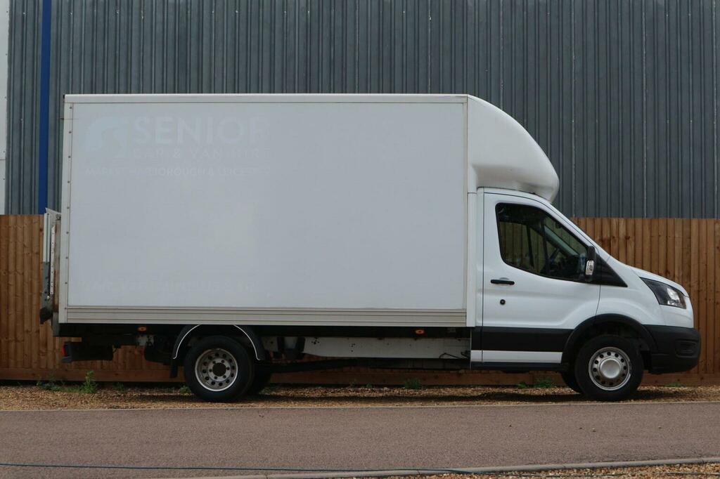 Ford Transit Custom Luton 2.0 350 Ecoblue Leader Rwd L4 Euro 6 Ss 3 WN21HVB White #2