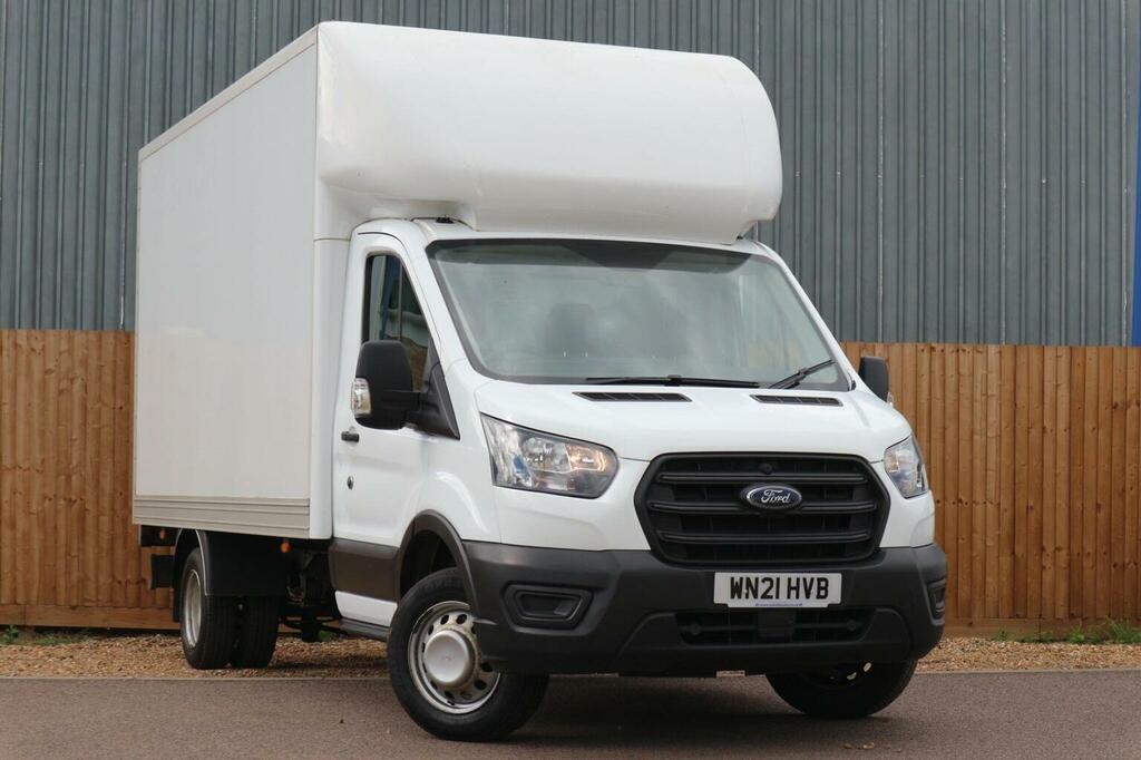 Ford Transit Custom Luton 2.0 350 Ecoblue Leader Rwd L4 Euro 6 Ss 3 White