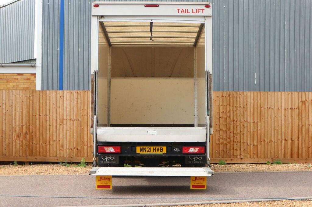 Ford Transit Custom Luton 2.0 350 Ecoblue Leader Rwd L4 Euro 6 Ss 3 WN21HVB White #6