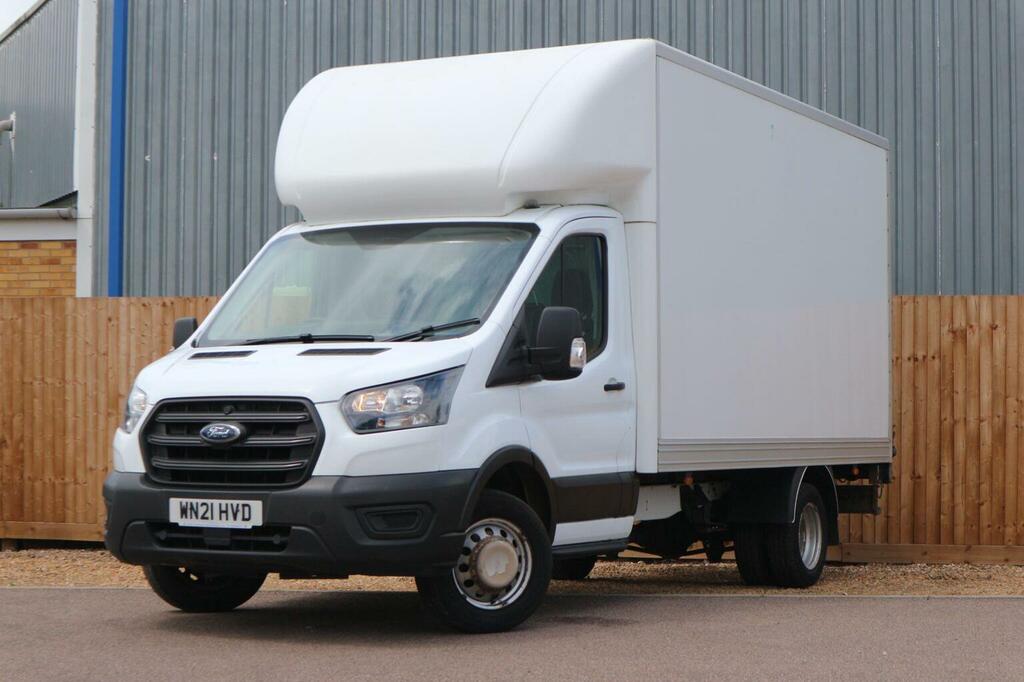 Ford Transit Custom Luton 2.0 350 Ecoblue Leader Rwd L4 Euro 6 Ss 3 WN21HVD White #5
