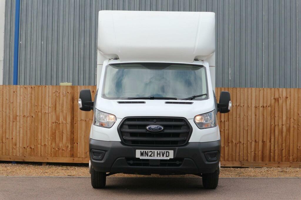Ford Transit Custom Luton 2.0 350 Ecoblue Leader Rwd L4 Euro 6 Ss 3 WN21HVD White #6