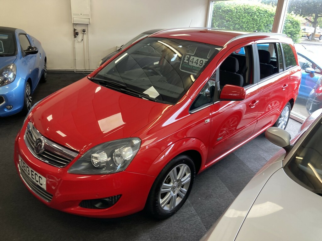 Vauxhall Zafira 1.6 16V Design CE13ECC Red #2