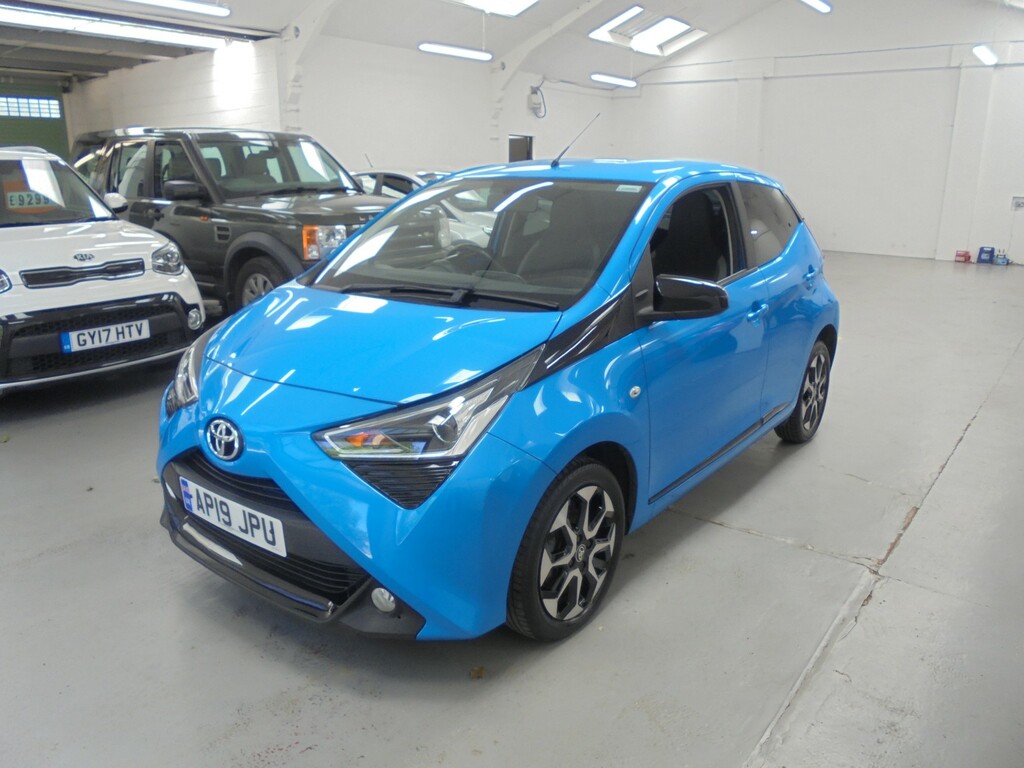 Toyota Aygo 1.0 Vvt-i X-trend Apple Car Play AP19JPU Blue #4