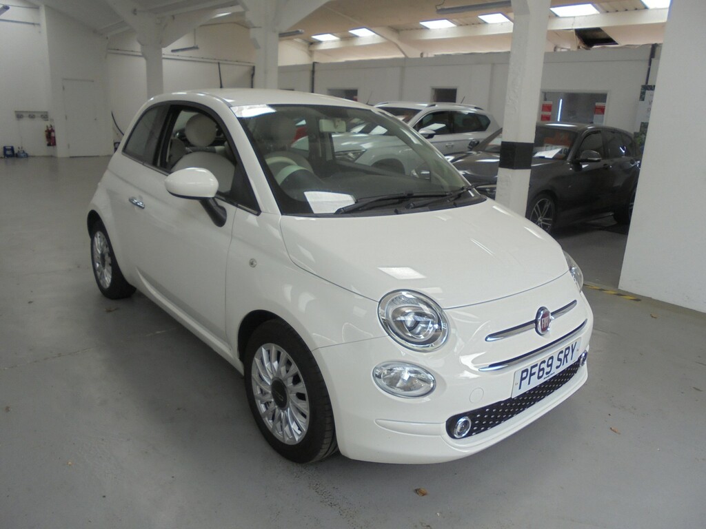 Fiat 500 1.2 Lounge Apple Car Play White