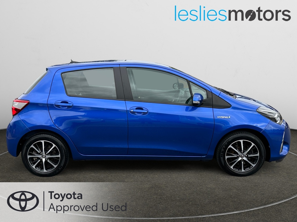 Toyota Yaris 1.5 Hybrid Icon Tech Cvt Blue #4
