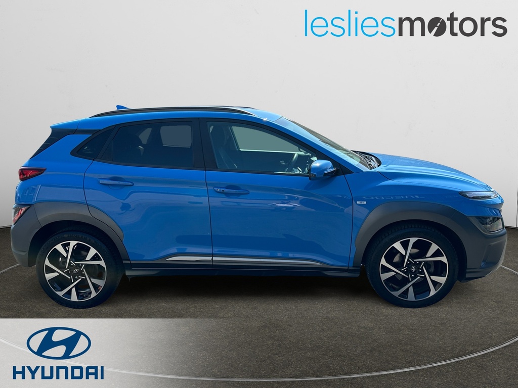 Hyundai Kona 1.0 Tgdi 48V Mhev Premium HW71KNH Blue #4