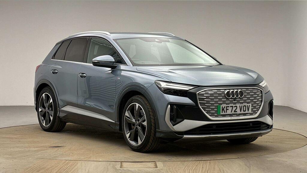 Audi Q4 E Tron 40 S Line 82Kwh Blue