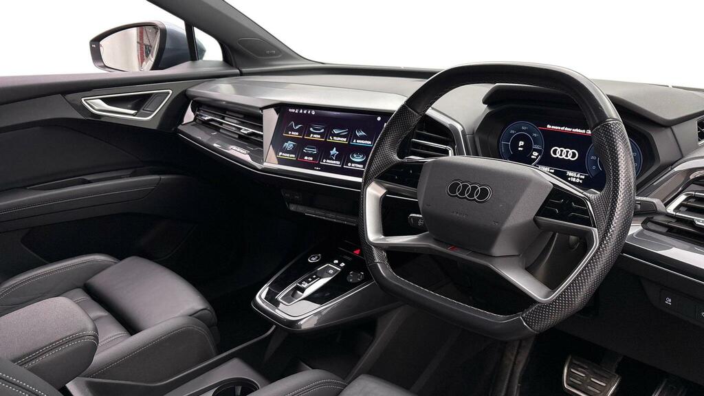 Audi Q4 E Tron 40 S Line 82Kwh Blue #5