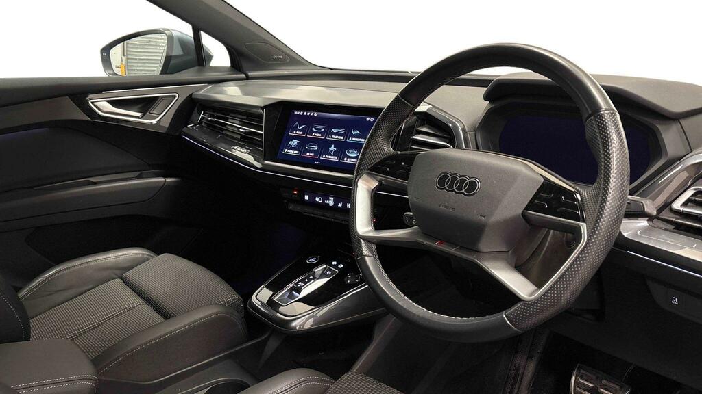 Audi Q4 E Tron 40 S Line Sportback 82Kwh Blue #6