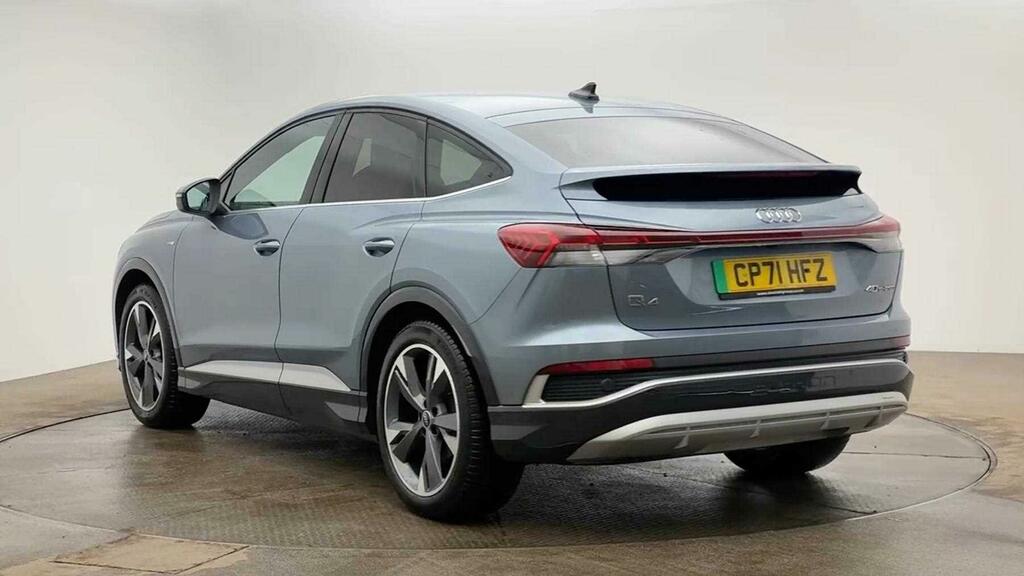 Audi Q4 E Tron 40 S Line Sportback 82Kwh Blue #3