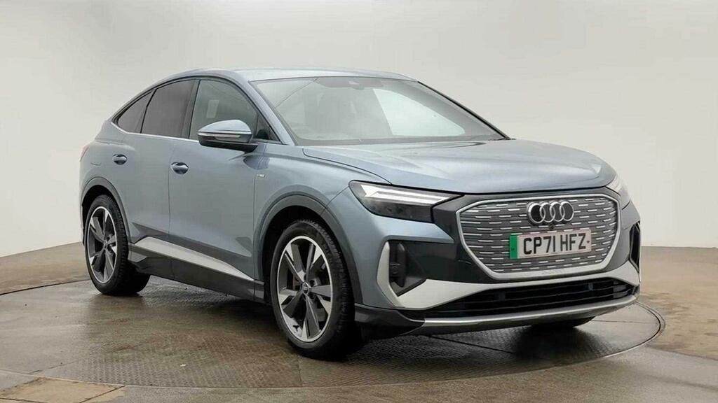 Audi Q4 E Tron 40 S Line Sportback 82Kwh Blue