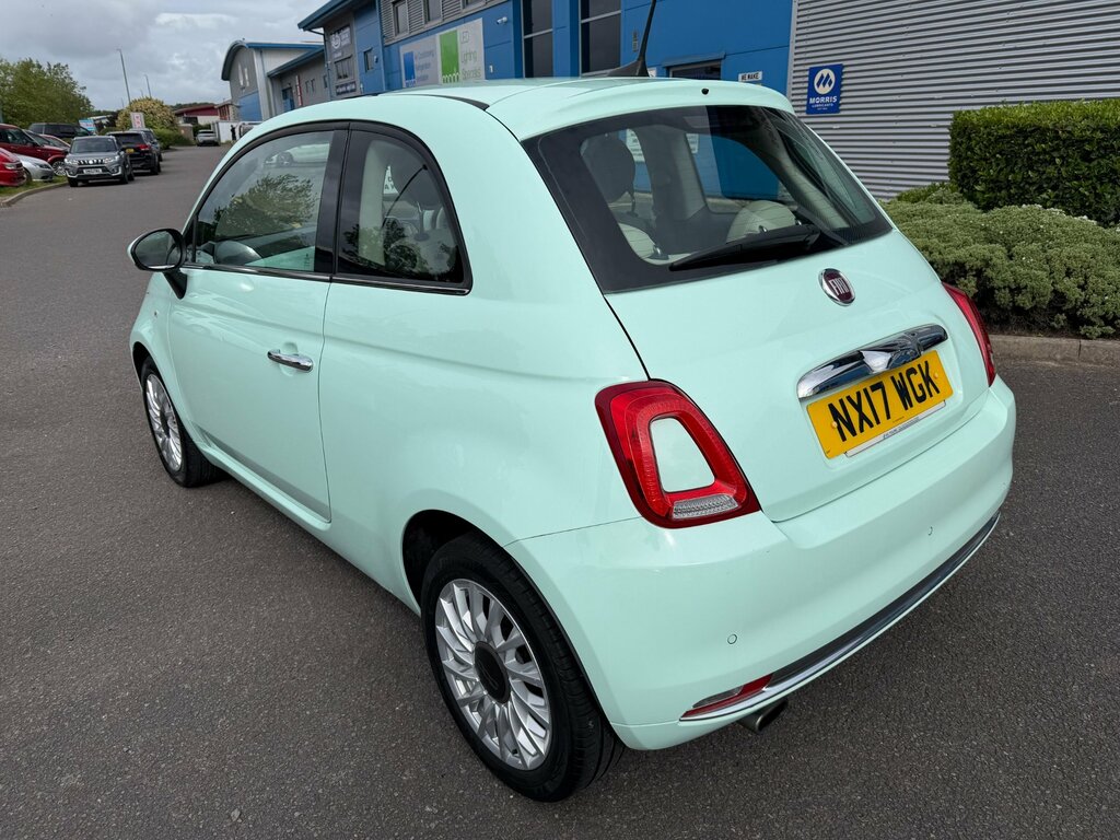 Fiat 500 1.2 Lounge Hatchback Euro 6 Ss NX17WGK Green #6