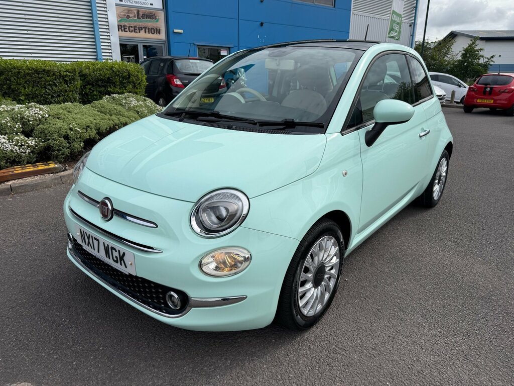 Fiat 500 1.2 Lounge Hatchback Euro 6 Ss Green