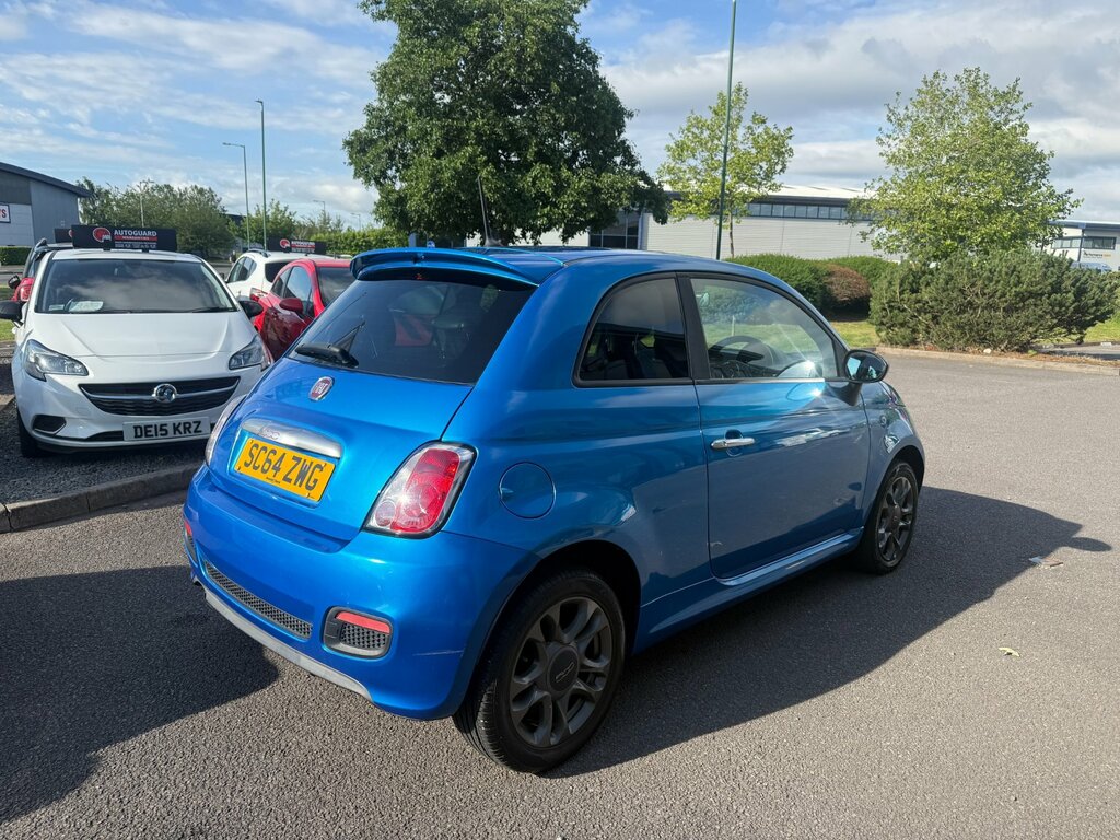Fiat 500 1.2 S Hatchback Euro 6 Ss 69 Blue #5