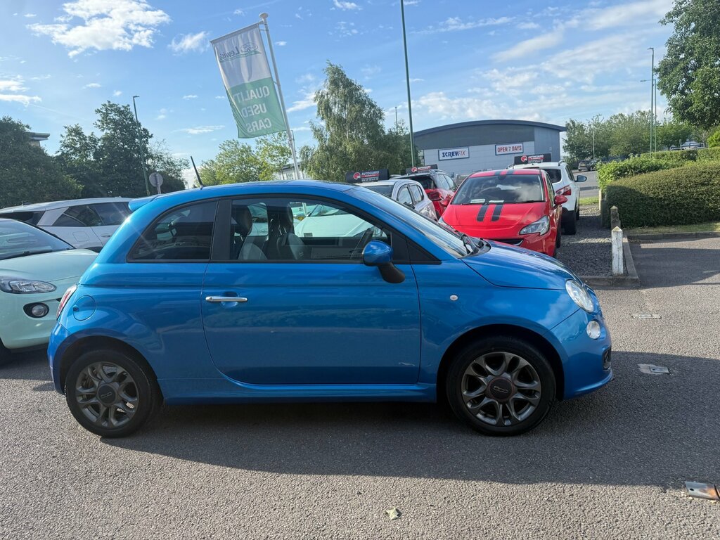 Fiat 500 1.2 S Hatchback Euro 6 Ss 69 Blue #4