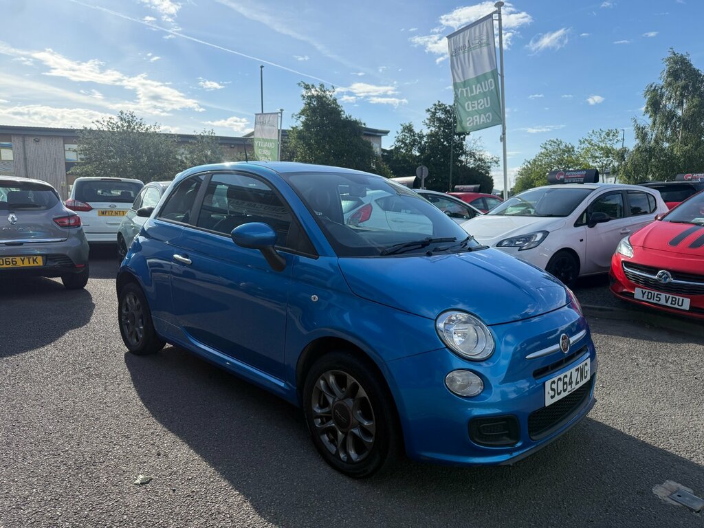 Fiat 500 1.2 S Hatchback Euro 6 Ss 69 Blue #3