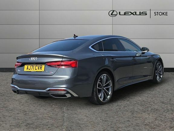 Audi A5 2.0 Tfsi 40 S Line Sportback S Tronic Euro 6 Ss AJ71CVR Grey #3