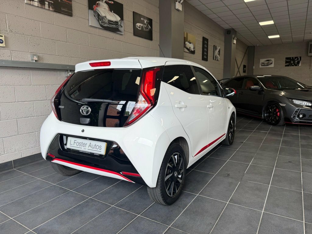 Toyota Aygo Hatchback Red #8