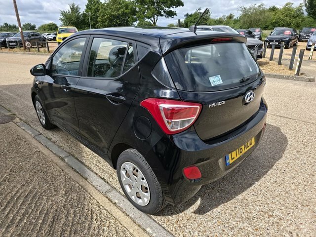 Hyundai I10 Se Hatchback LT16NDO Black #6