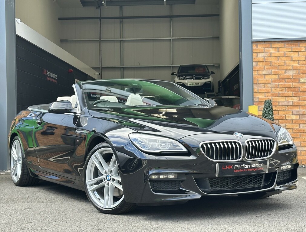 BMW 6 Series 3.0 640D M Sport Convertible Euro Black