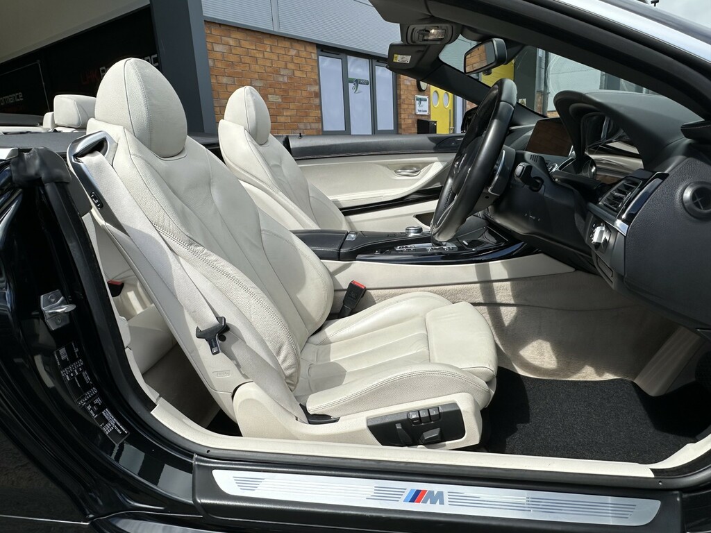 BMW 6 Series 3.0 640D M Sport Convertible Euro Black #6