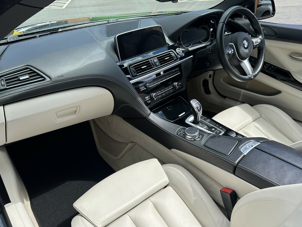 BMW 6 Series 3.0 640D M Sport Convertible Euro Black #4