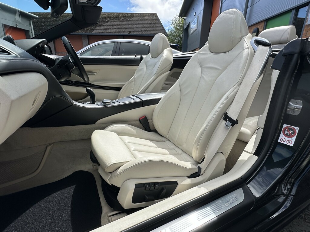 BMW 6 Series 3.0 640D M Sport Convertible Euro Black #5