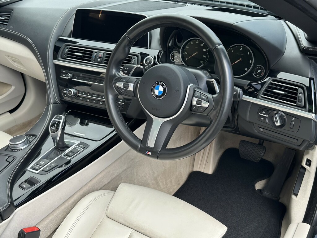 BMW 6 Series 3.0 640D M Sport Convertible Euro Black #3