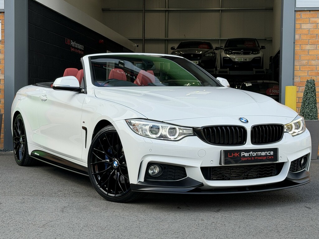 BMW 4 Series 2.0 420D M Sport Convertible Euro White