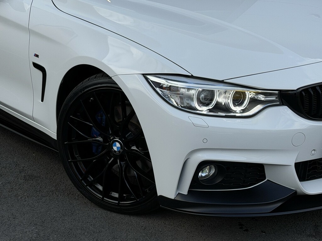 BMW 4 Series 2.0 420D M Sport Convertible Euro White #2