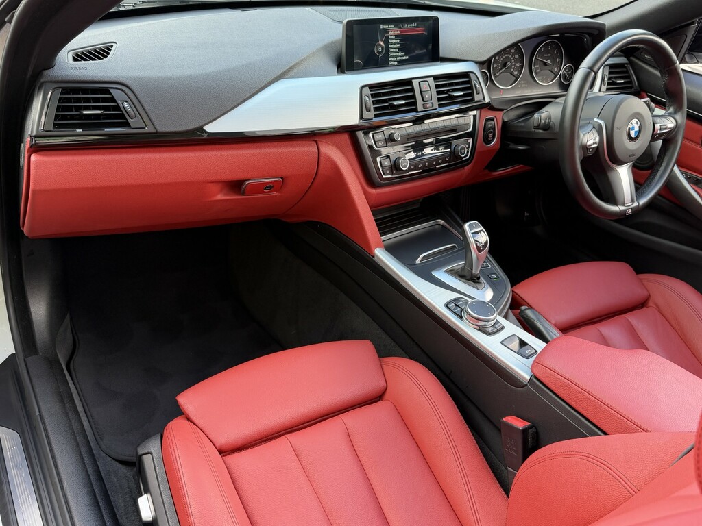 BMW 4 Series 2.0 420D M Sport Convertible Euro White #4