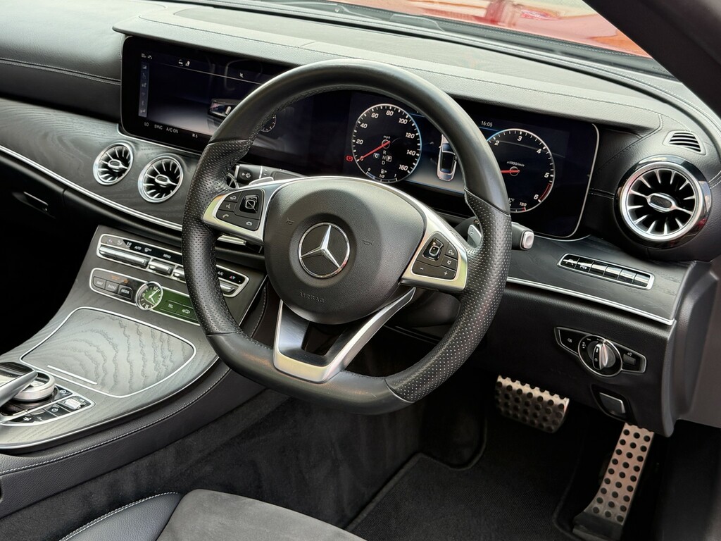 Mercedes-Benz E Class 3.0 E350d V6 Amg Line Premium Plus Cabriolet Red #3