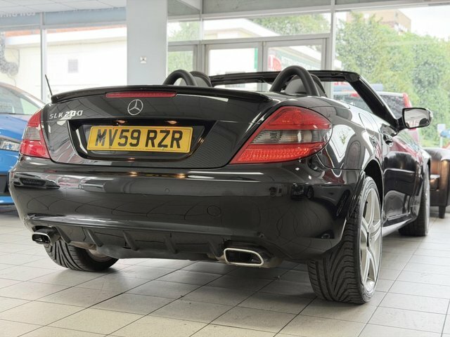 Mercedes-Benz SLK Slk200k Convertible Black #3