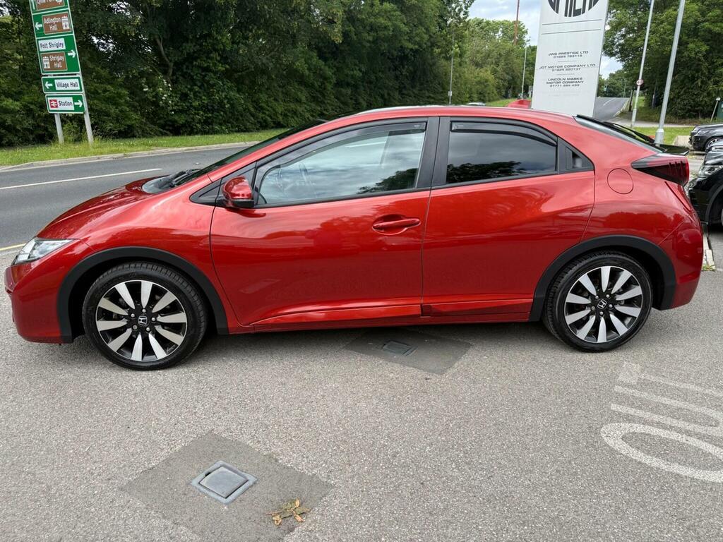 Honda Civic 1.8 I-vtec Sr Euro 6 Red #2