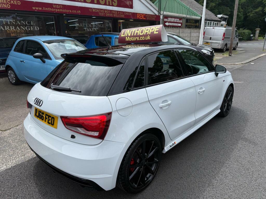 Audi A1 1.6 Tdi Black Edition Sportback S Tronic Euro 6 S White #3