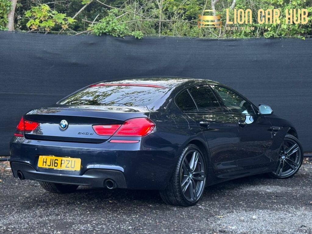 BMW 6 Series Gran Coupe Saloon Blue #14