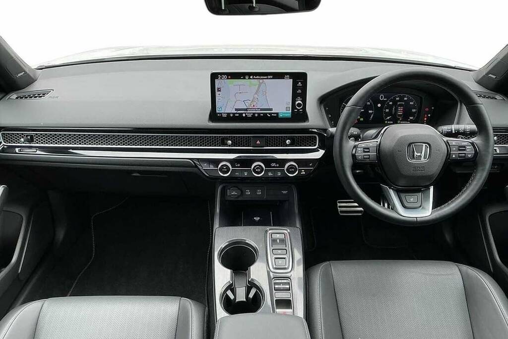 Honda Civic 2.0 Ehev Advance Cvt BU26OPX White #4