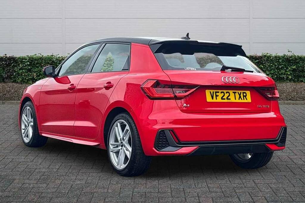 Audi A1 30 Tfsi 110 S Line VF22TXR Red #3
