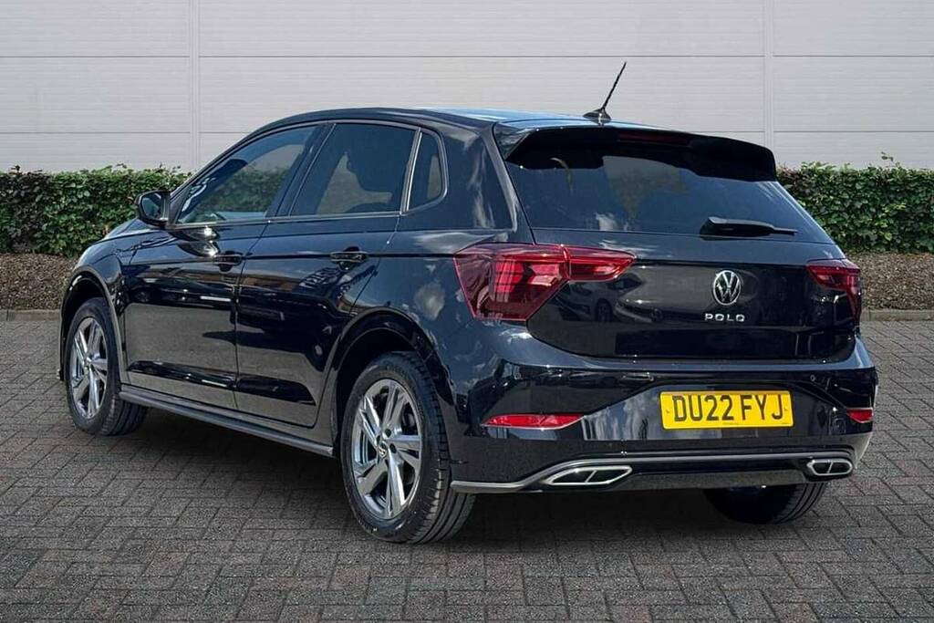 Volkswagen Polo 1.0 Tsi 110 R-line Dsg DU22FYJ Black #3