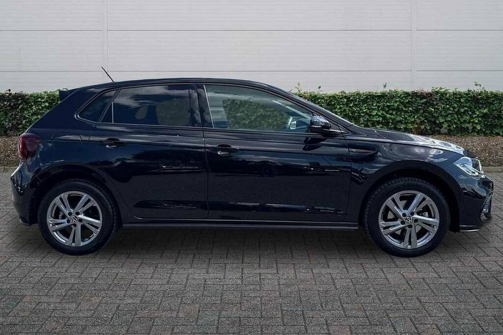 Volkswagen Polo 1.0 Tsi 110 R-line Dsg DU22FYJ Black #4