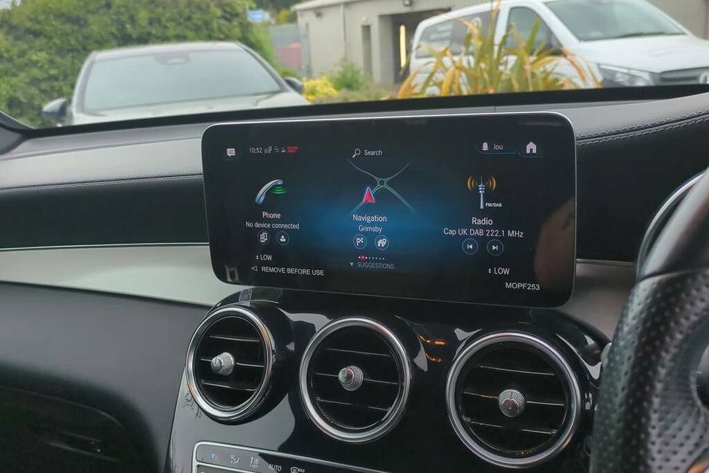 Mercedes-Benz GLC Class 220D 4Matic Amg Line 9G-tronic FT22RYX Black #3