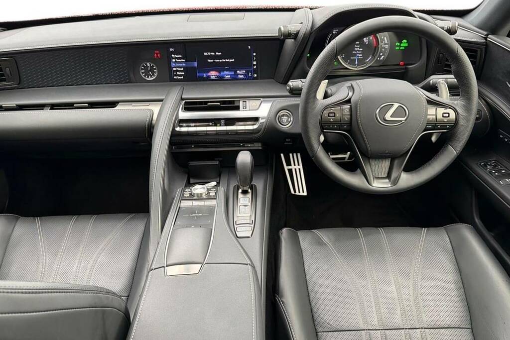 Lexus LC 500H 3.5 Red #6