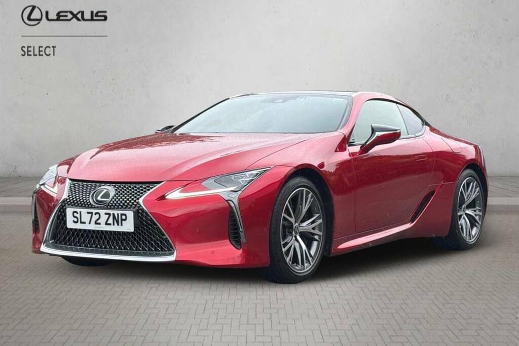 Lexus LC 500H 3.5 Red #3