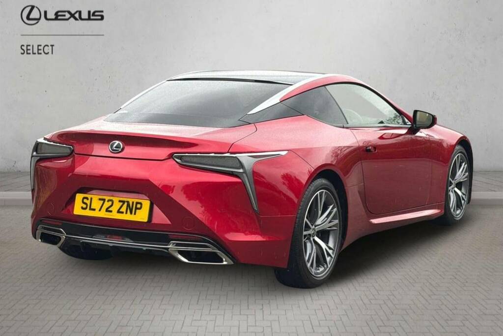 Lexus LC 500H 3.5 Red #2
