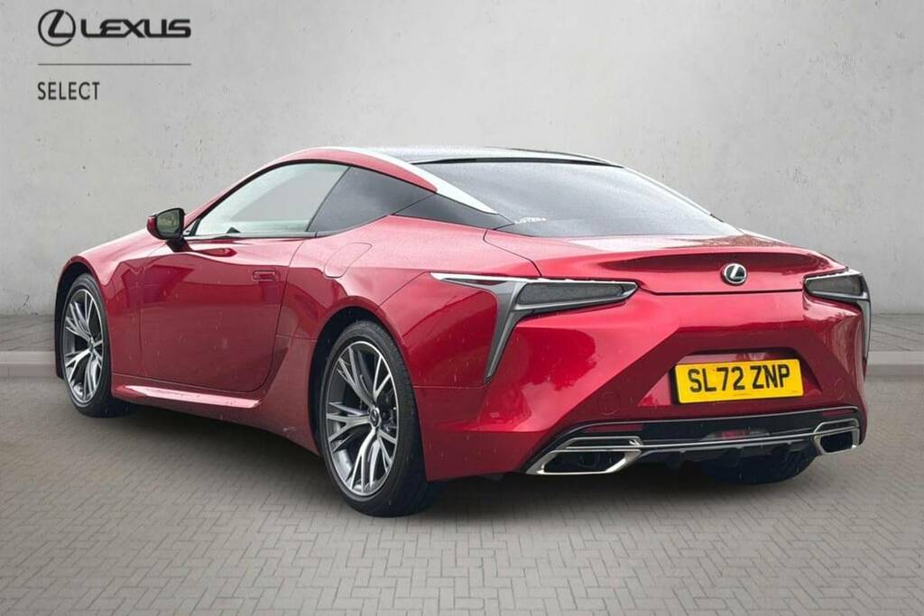 Lexus LC 500H 3.5 Red #4