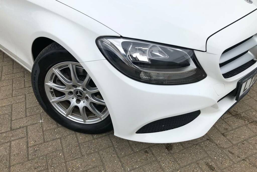 Mercedes-Benz C Class C220d Se 9G-tronic White #6