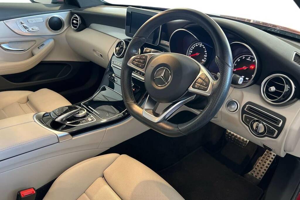 Mercedes-Benz C Class C200 Amg Line Premium Red #4