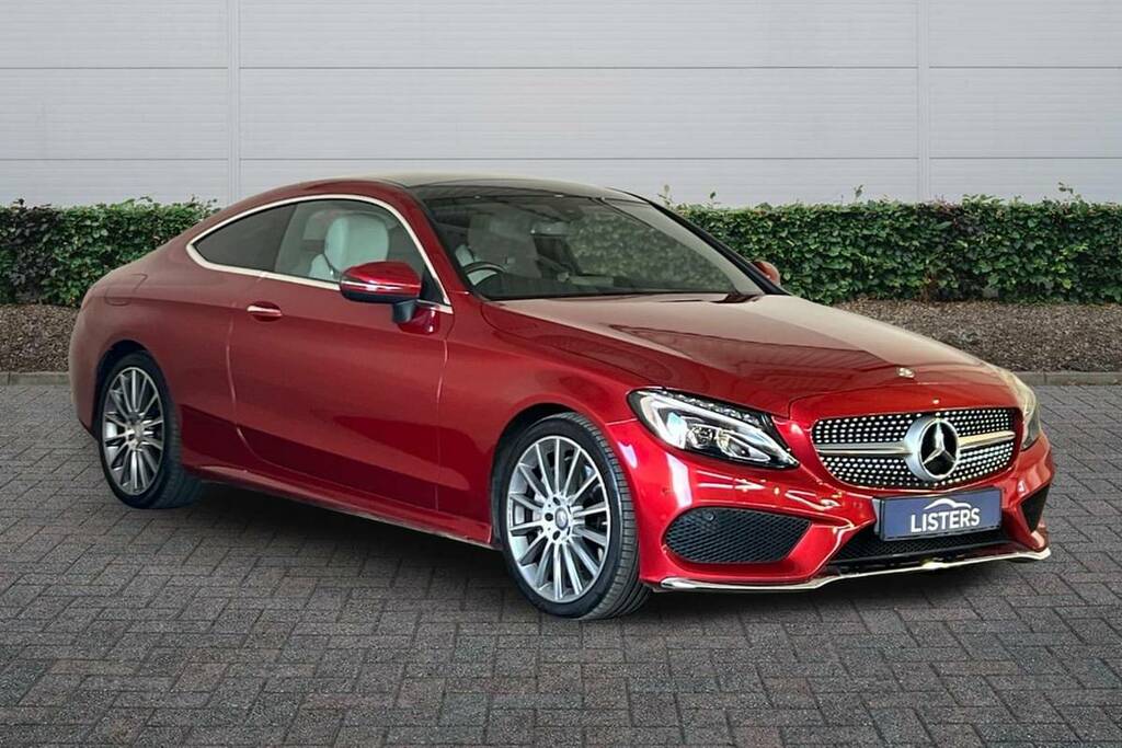 Mercedes-Benz C Class C200 Amg Line Premium Red