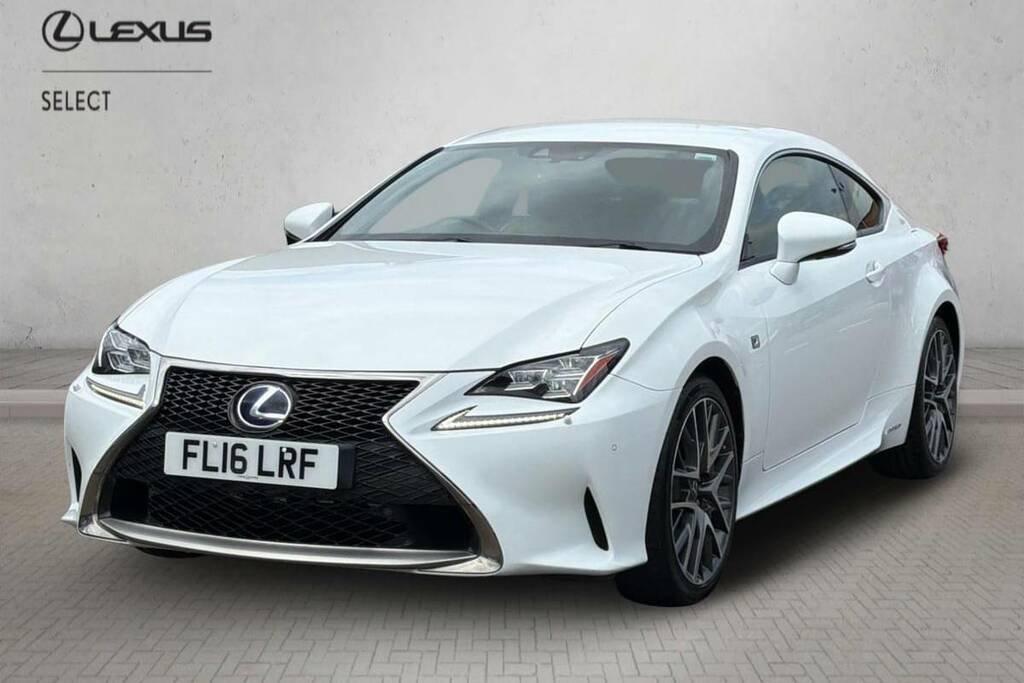 Lexus RC 300H 2.5 F-sport Cvt Premium Navigation White #3