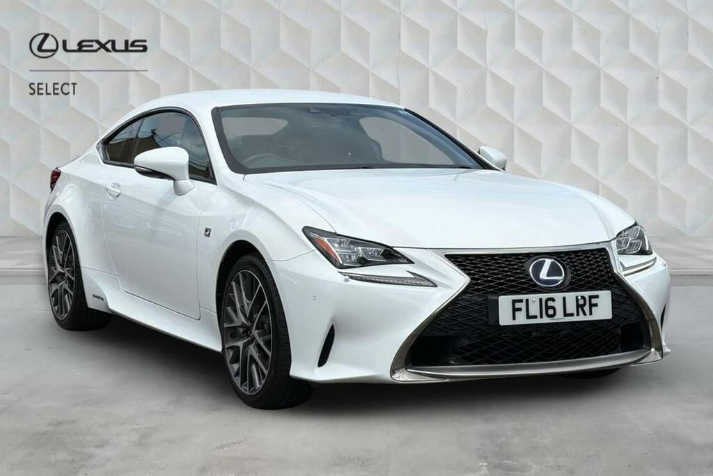 Lexus RC 300H 2.5 F-sport Cvt Premium Navigation White